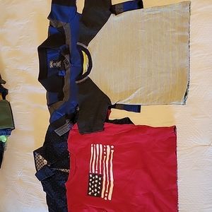 Boys short sleeve shirts- 2 collared & 2 regular